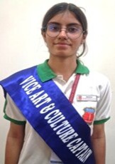 Vice Art & Culture Captain, Modern Senior Secondary School, Patiala Students Council